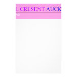 coral cresent  Stationery