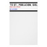  Ejercito st., poblacion, sibulan  Stationery
