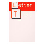Game
 Letter
 Tiles  Stationery