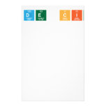 feria de ciencias  Stationery