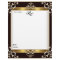 Stationery Elegant Gold White Black Elite