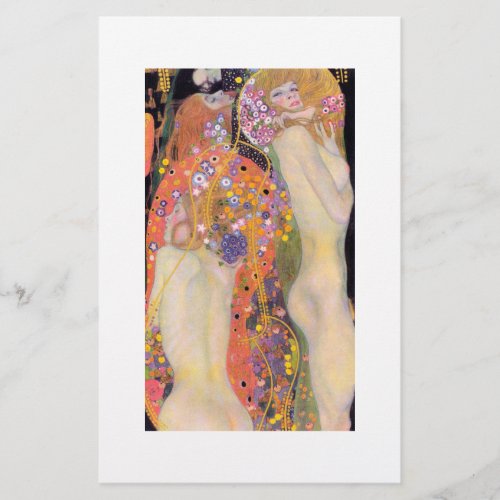 STATIONERY  GUSTAV KLIMT  WATER SERPENTS II