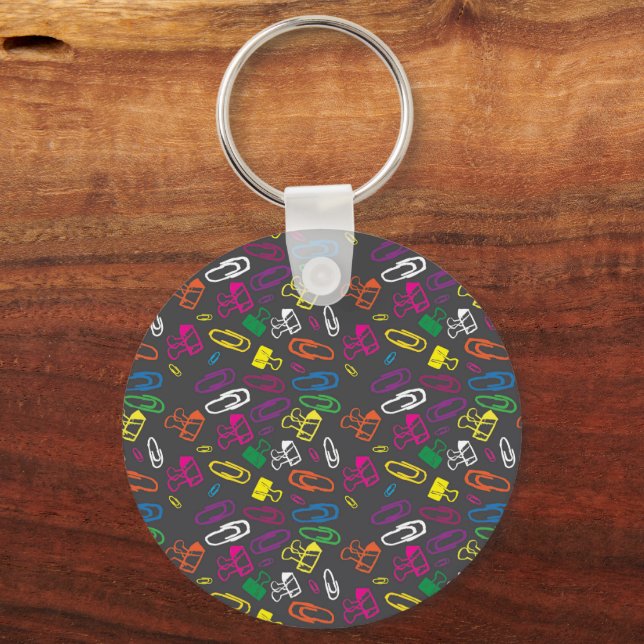 Stationery-Inspired Keyring (Front)