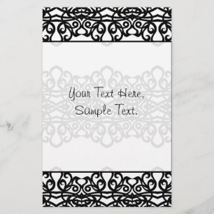 Stationery Lace Embroidery Design