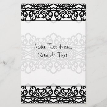 Stationery Lace Embroidery Design by Medusa81 at Zazzle