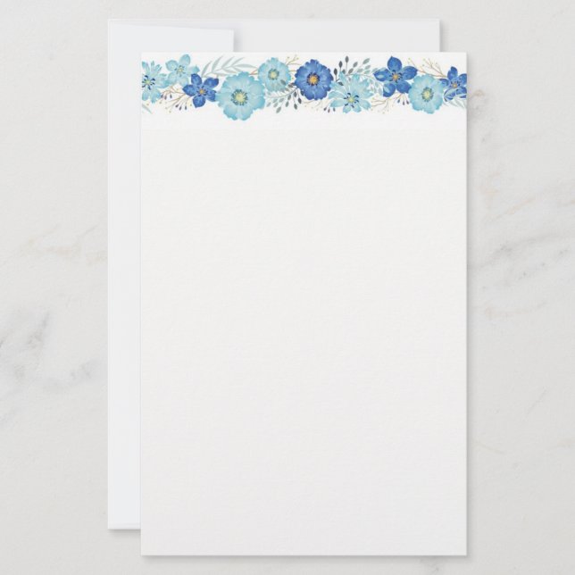 Stationery Paper-Floral (Front)