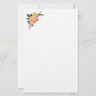 Stationery Paper-Floral