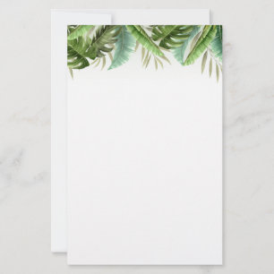 Stationery Paper-Tropical Palms
