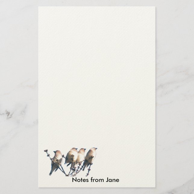 Stationery - WaxWing - Notes from ... (Front)