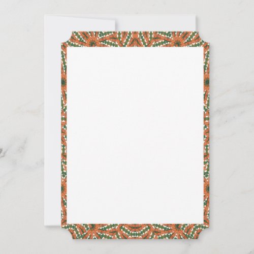 Stationery with Border Design Note Card