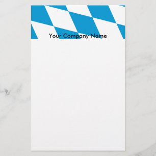 Stationery with Flag of Bavaria, Germany