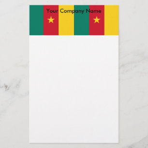 Stationery with Flag of Cameroon