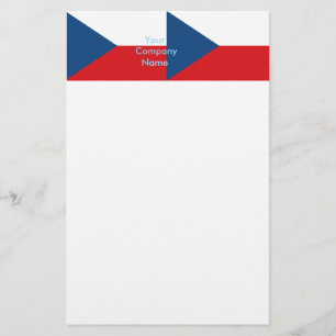 Stationery with Flag of Czechia