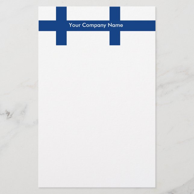 Stationery with Flag of Finland (Front)