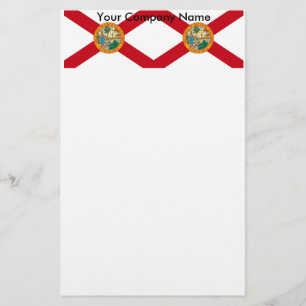 Stationery with Flag of Florida