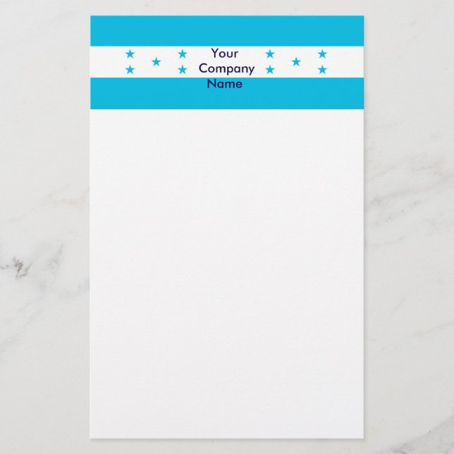 Stationery with Flag of Honduras (Front)