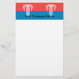 Stationery with Flag of Kansas City, Missouri