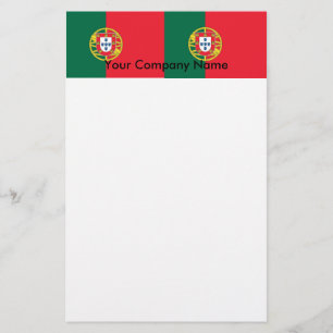 Stationery with Flag of Portugal