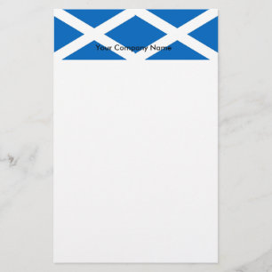 Stationery with Flag of Scotland
