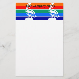 Stationery with Flag of St. Petersburg, Florida
