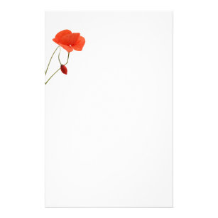 Poppy Stationery | Zazzle