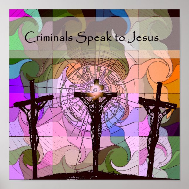 Stations of the Cross 11 Poster (Front)