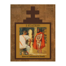 Stations of the Cross #1 of 15 Jesus is condemned
