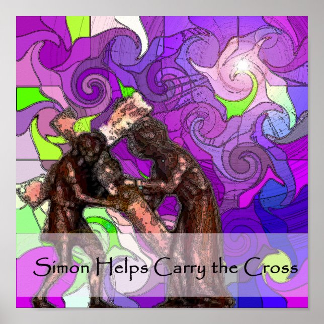 Stations of the Cross 8 Poster (Front)