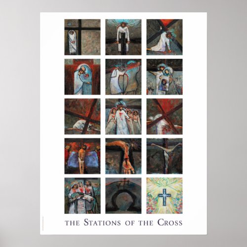 Stations of the Cross Classroom poster
