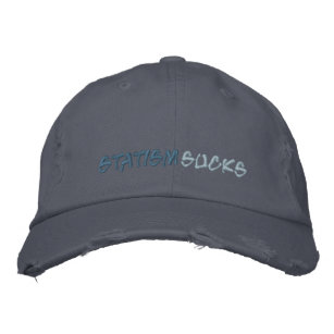 Statism Sucks Embroidered Baseball Hat
