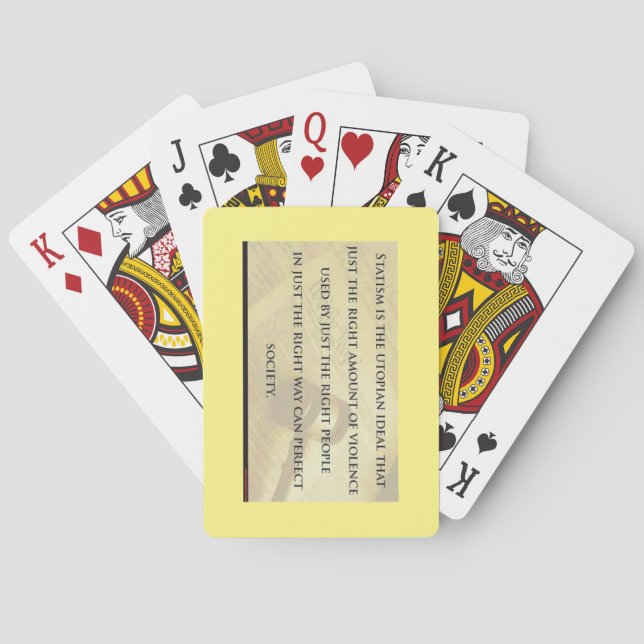 Statism Troubles Poker Cards (Back)