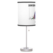 Statistical Anomaly Inside Bell Curve I Am Here Table Lamp (Left)