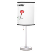 Statistical Anomaly Inside Bell Curve I Am Here Table Lamp (Right)