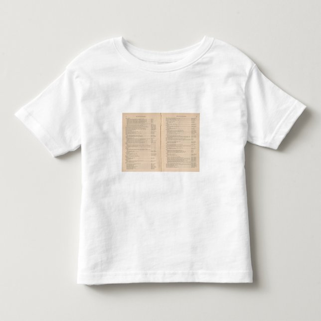 Statistical atlas 1900 8 toddler t-shirt (Front)