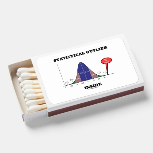 Statistical Outlier Inside You Are There Humor Matchboxes