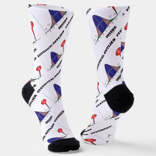 Statistical Outlier Inside You Are There Humor Socks