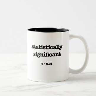 statistically significant funny math mug