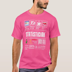 Statistician Label Skills Problem Solving Coffee W T-Shirt