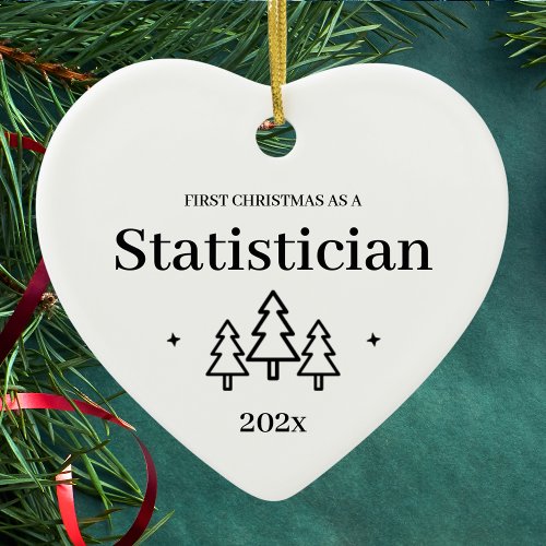 Statistician New Job Graduation Christmas Ornament