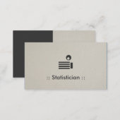 Statistician Simple Elegant Professional Business Card (Front/Back)
