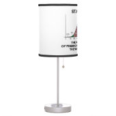 Statistics Art Science Finding Out Uncertain World Table Lamp (Left)