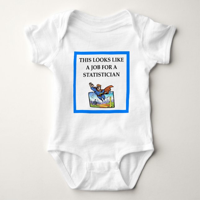 statistics baby bodysuit (Front)