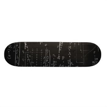Statistics Blackboard Skateboard Deck by UDDesign at Zazzle