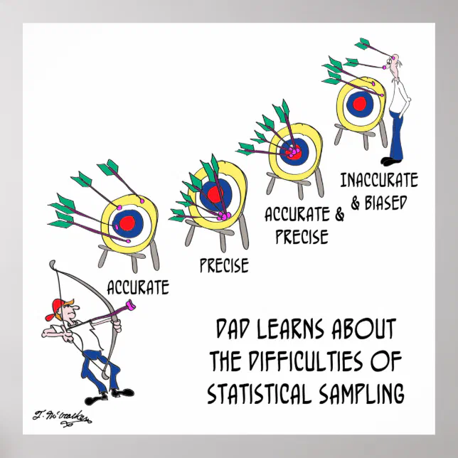 Statistics Cartoon 9225 Poster | Zazzle