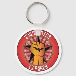Statistics Is Power Keychain