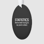 Statistics Ornament at Zazzle