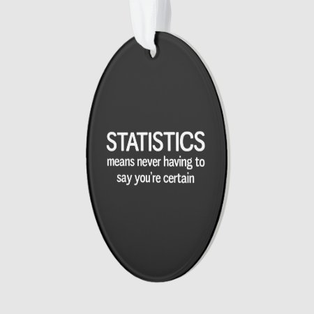 Statistics Ornament