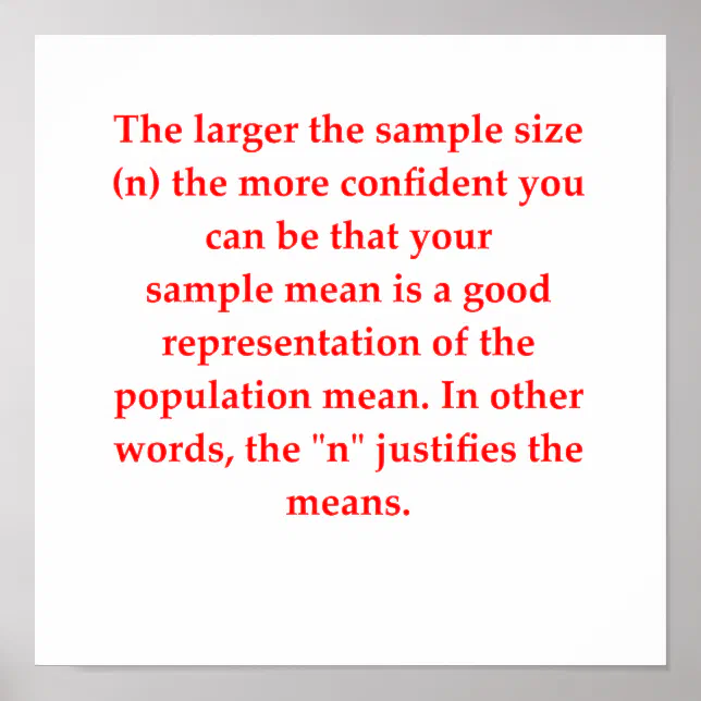 statistics poster | Zazzle