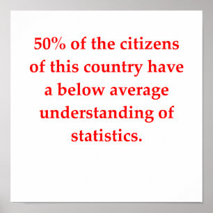 statistics poster