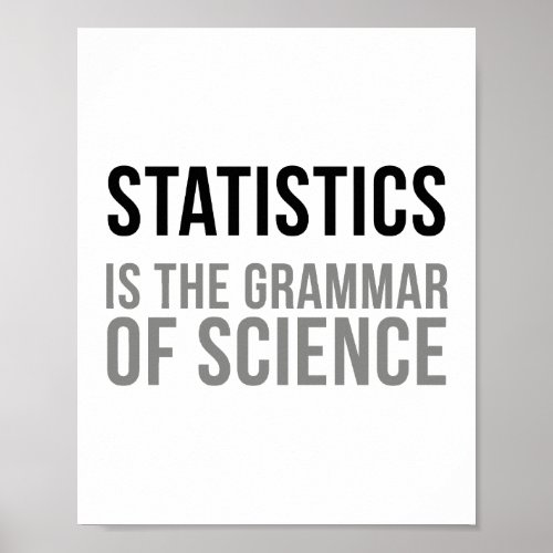 Statistics Quotes Poster